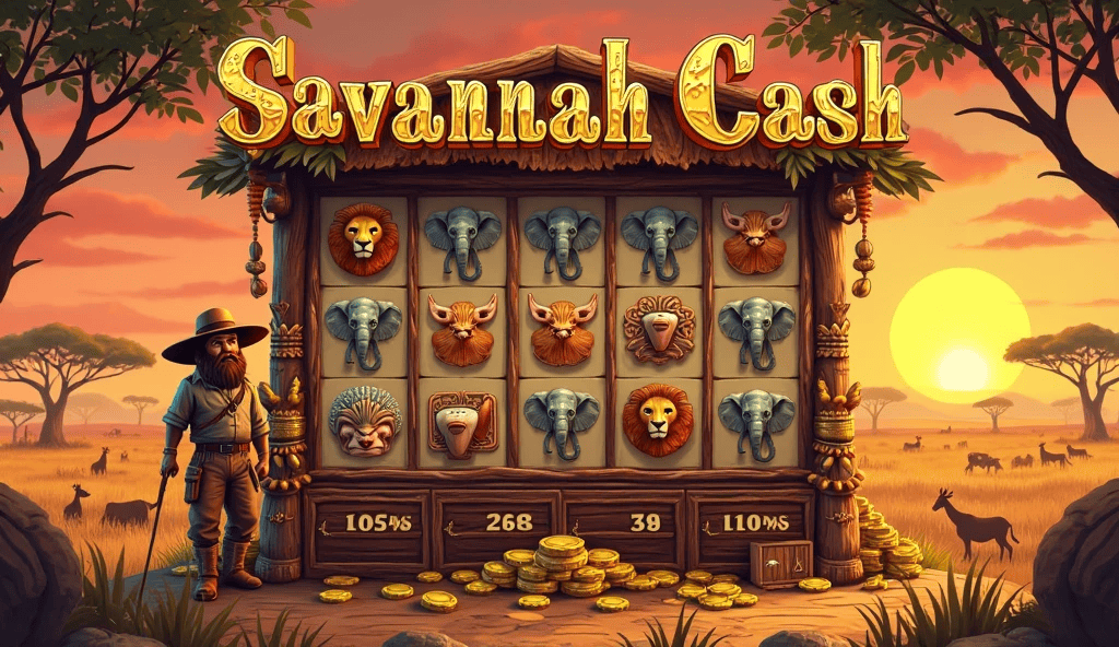 Gulungan Panas di Savannah Cash Slot Skywind Group